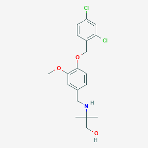 2-({4-[(2,4-Dichlorobenzyl)oxy]-3-methoxybenzyl}amino)-2-methyl-1-propanol