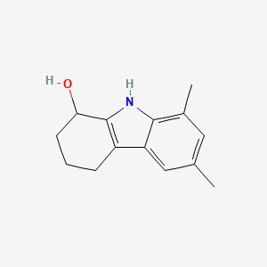 molecular formula C14H17NO B2760552 6,8-dimethyl-2,3,4,9-tetrahydro-1H-carbazol-1-ol CAS No. 1245569-67-8