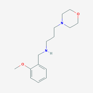 molecular formula C15H24N2O2 B276056 (2-Methoxy-benzyl)-(3-morpholin-4-yl-propyl)-amine CAS No. 436096-95-6
