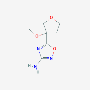 5-(3-Methoxyoxolan-3-yl)-1,2,4-oxadiazol-3-amine
