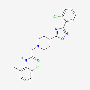 10-methyl-N-(4-methylbenzyl)-11-oxo-10,11-dihydrodibenzo[b,f][1,4]oxazepine-8-carboxamide