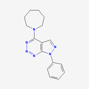 4-(azepan-1-yl)-7-phenyl-7H-pyrazolo[3,4-d][1,2,3]triazine