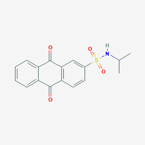 N-isopropyl-9,10-dioxo-9,10-dihydroanthracene-2-sulfonamide