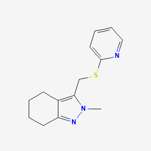 2-methyl-3-((pyridin-2-ylthio)methyl)-4,5,6,7-tetrahydro-2H-indazole