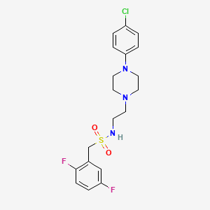 N-(2-(4-(4-chlorophenyl)piperazin-1-yl)ethyl)-1-(2,5-difluorophenyl)methanesulfonamide