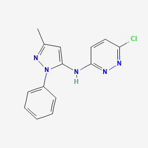 6-chloro-N-(3-methyl-1-phenyl-1H-pyrazol-5-yl)pyridazin-3-amine