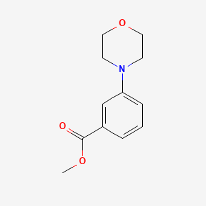 molecular formula C12H15NO3 B2760638 Methyl 3-Morpholinobenzoate CAS No. 122965-43-9; 145127-37-3; 197172-69-3
