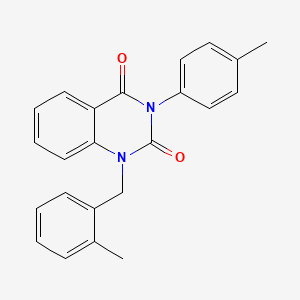 molecular formula C23H20N2O2 B2760674 1-(2-methylbenzyl)-3-(p-tolyl)quinazoline-2,4(1H,3H)-dione CAS No. 899782-01-5