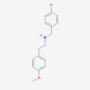molecular formula C16H18BrNO B276068 N-(4-bromobenzyl)-2-(4-methoxyphenyl)ethanamine 
