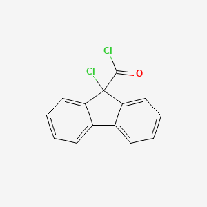 molecular formula C14H8Cl2O B2760682 9-Chlorofluorene-9-carbonyl chloride CAS No. 5101-06-4