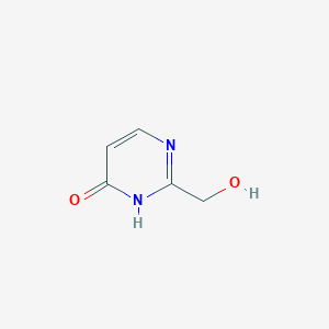 molecular formula C5H6N2O2 B2760685 2-(Hydroxymethyl)pyrimidin-4-ol CAS No. 3842-27-1