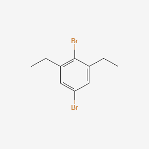 molecular formula C10H12Br2 B2760686 2,5-Dibromo-1,3-diethylbenzene CAS No. 314084-64-5
