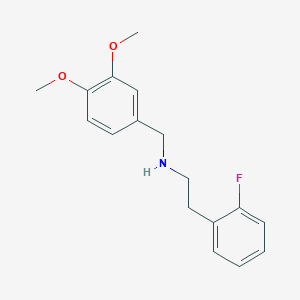 N-(3,4-dimethoxybenzyl)-2-(2-fluorophenyl)ethanamine