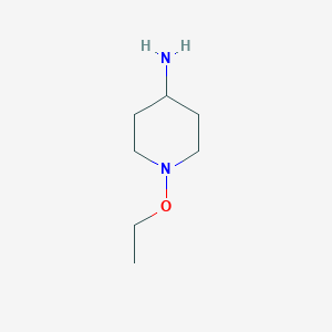 molecular formula C7H16N2O B2760732 1-Ethoxypiperidin-4-amine CAS No. 1871091-07-4