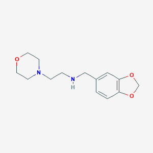 N-(1,3-benzodioxol-5-ylmethyl)-2-(morpholin-4-yl)ethanamine