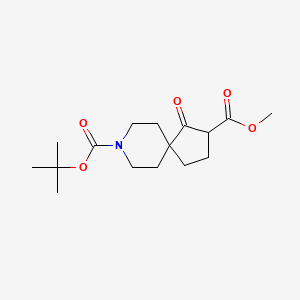 molecular formula C16H25NO5 B2760797 8-tert-Butyl 2-methyl 1-oxo-8-azaspiro[4.5]decane-2,8-dicarboxylate CAS No. 849203-09-4