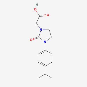 2-(3-(4-Isopropylphenyl)-2-oxoimidazolidin-1-yl)acetic acid