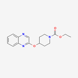 Ethyl 4-(quinoxalin-2-yloxy)piperidine-1-carboxylate