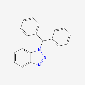 molecular formula C19H15N3 B2760861 1-Benzhydrylbenzotriazole CAS No. 73006-65-2