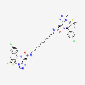 N,N'-(decane-1,10-diyl)bis{2-[(6S)-4-(4-chlorophenyl)-2,3,9-trimethyl-6H-thieno[3,2-f][1,2,4]triazolo[4,3-a][1,4]diazepin-6-yl]acetamide}