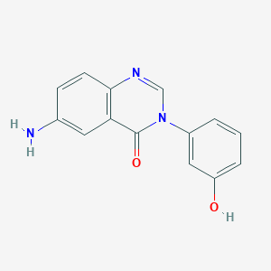 6-Amino-3-(3-hydroxyphenyl)quinazolin-4(3H)-one