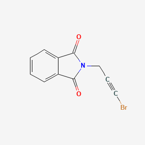 molecular formula C11H6BrNO2 B2760909 2-(3-溴-2-丙炔基)-1,3-二氢-2H-异吲哚-1,3-二酮 CAS No. 574011-88-4