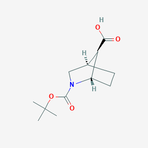 rac-(1S,4R,7R)-2-(tert-butoxycarbonyl)-2-azabicyclo[2.2.1]heptane-7-carboxylic acid