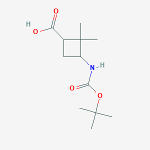 trans-3-(Boc-amino)-2,2-dimethylcyclobutane-carboxylic acid