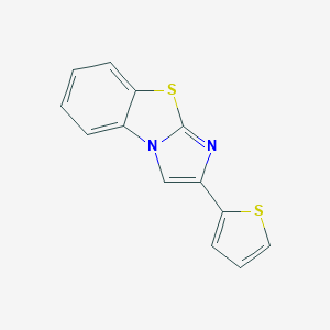 molecular formula C13H8N2S2 B276100 2-(2-Thienyl)imidazo[2,1-b][1,3]benzothiazole 