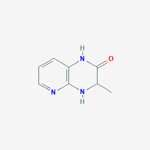 molecular formula C8H9N3O B2761013 3-甲基-1H,2H,3H,4H-吡啶并[2,3-b]吡嗪-2-酮 CAS No. 74983-04-3