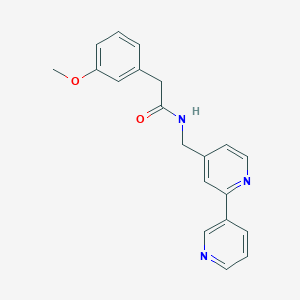 N-([2,3'-bipyridin]-4-ylmethyl)-2-(3-methoxyphenyl)acetamide