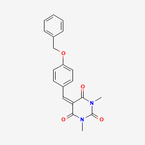 5-(4-Benzyloxy-benzylidene)-1,3-dimethyl-pyrimidine-2,4,6-trione