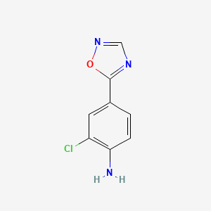 2-Chloro-4-(1,2,4-oxadiazol-5-yl)aniline