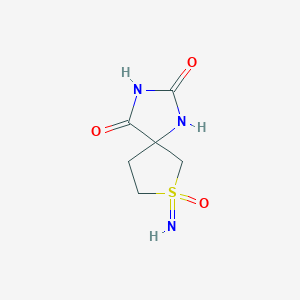 7-Imino-7-oxo-7lambda6-thia-1,3-diazaspiro[4.4]nonane-2,4-dione