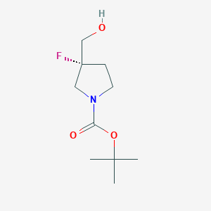 tert-Butyl (R)-3-fluoro-3-(hydroxymethyl)pyrrolidine-1-carboxylate