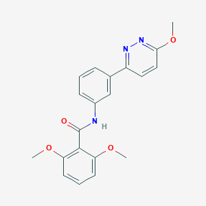 molecular formula C20H19N3O4 B2761054 2,6-二甲氧基-N-(3-(6-甲氧基吡啶并[3,4]吡嗪-3-基)苯基)苯甲酰胺 CAS No. 899746-64-6