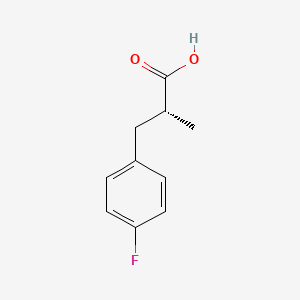 molecular formula C10H11FO2 B2761105 (2R)-3-(4-Fluorophenyl)-2-methylpropanoic acid CAS No. 2093522-73-5