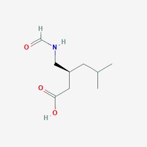 molecular formula C9H17NO3 B2761117 (3S)-3-(甲酰胺甲基)-5-甲基己酸 CAS No. 1567885-36-2
