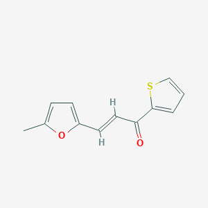 molecular formula C12H10O2S B276112 3-(5-Methyl-2-furyl)-1-(2-thienyl)-2-propen-1-one 