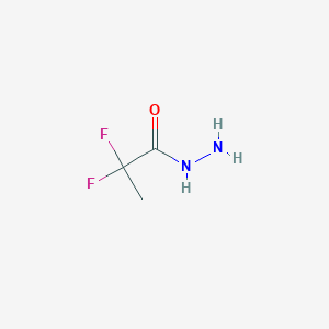 molecular formula C3H6F2N2O B2761131 2,2-Difluoropropanehydrazide CAS No. 1033077-25-6