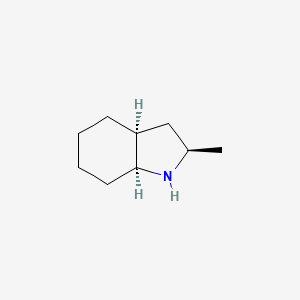 molecular formula C9H17N B2761136 (2R,3As,7aS)-2-methyl-2,3,3a,4,5,6,7,7a-octahydro-1H-indole CAS No. 2490344-77-7