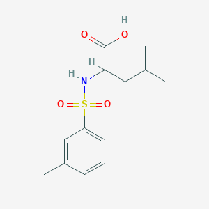 molecular formula C13H19NO4S B2761144 (m-Tolylsulfonyl)leucine CAS No. 1102899-58-0