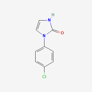 molecular formula C9H7ClN2O B2761150 1-(4-chlorophenyl)-2(1H,3H)-imidazolone CAS No. 109130-26-9