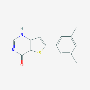 molecular formula C14H12N2OS B276116 6-(3,5-dimethylphenyl)-1H-thieno[3,2-d]pyrimidin-4-one 