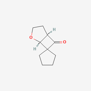 molecular formula C10H14O2 B2761179 (1S,5R)-Spiro[2-oxabicyclo[3.2.0]heptane-7,1'-cyclopentane]-6-one CAS No. 1932806-74-0