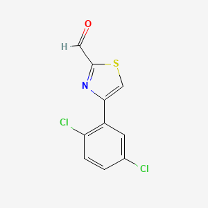 4-(2,5-Dichlorophenyl)-1,3-thiazole-2-carbaldehyde