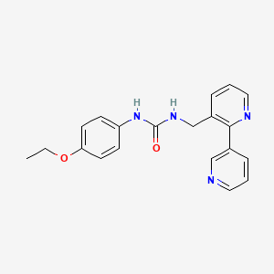 molecular formula C20H20N4O2 B2761200 1-([2,3'-联吡啶]-3-基甲基)-3-(4-乙氧基苯基)脲 CAS No. 2034441-25-1
