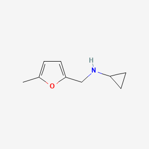 N-[(5-methylfuran-2-yl)methyl]cyclopropanamine