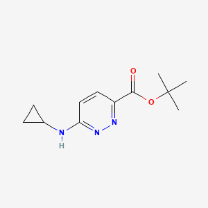 Tert-butyl 6-(cyclopropylamino)pyridazine-3-carboxylate