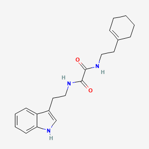 N1-(2-(1H-indol-3-yl)ethyl)-N2-(2-(cyclohex-1-en-1-yl)ethyl)oxalamide